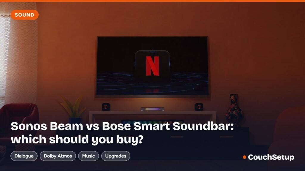 Sonos Beam vs Bose Smart Soundbar comparison cover